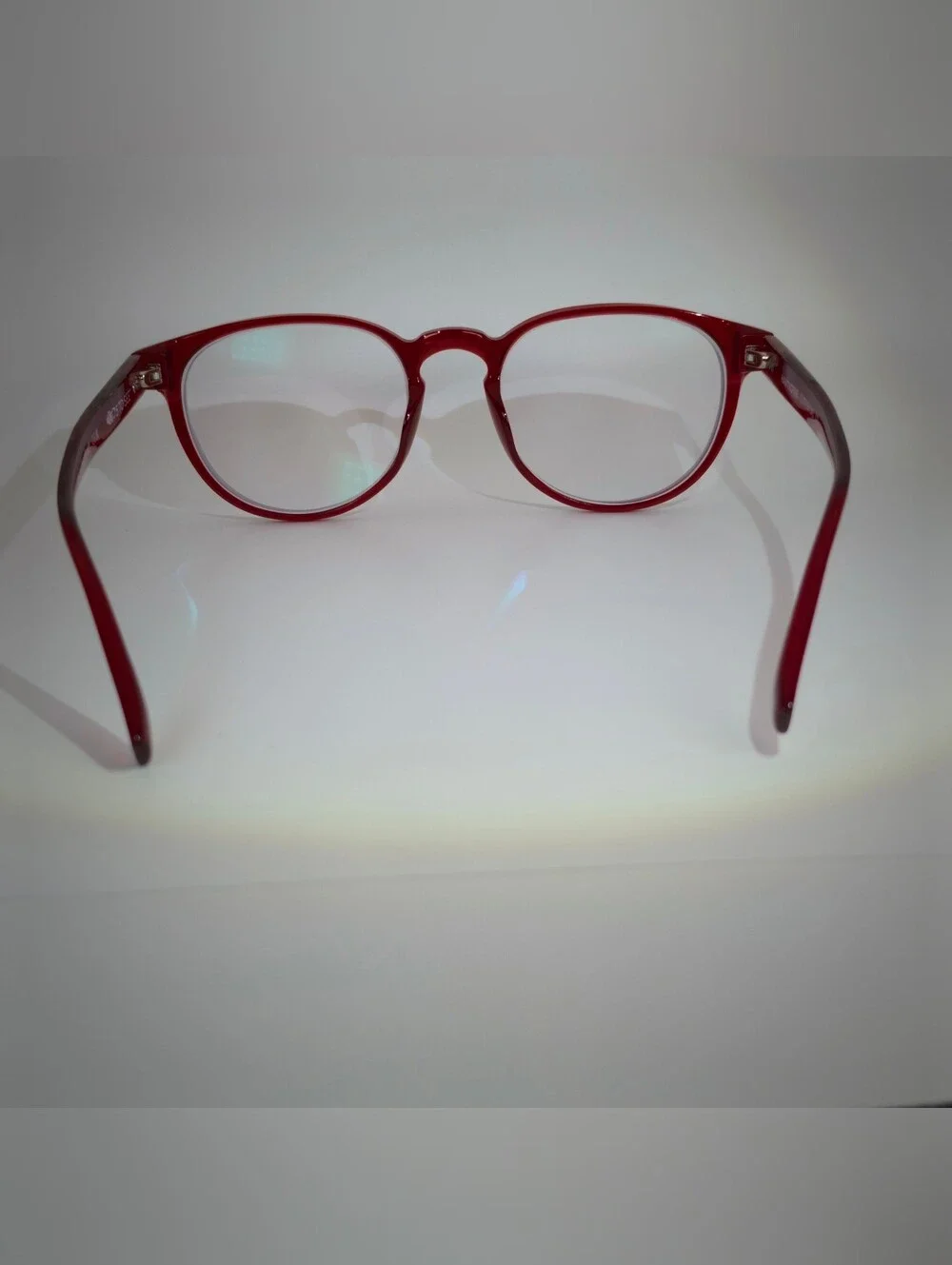 Hawthorne. Candy Apple Red Round Petite Women's Eyewear.